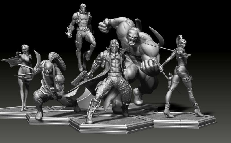 Wild CATs All 6 figurines