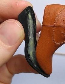 One6 Scale Leather Cowboy Boot Molding Kit