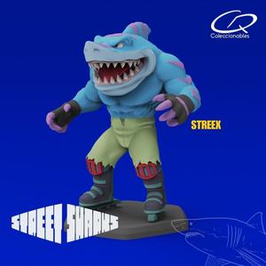 Street Sharks - Streex - Full figure