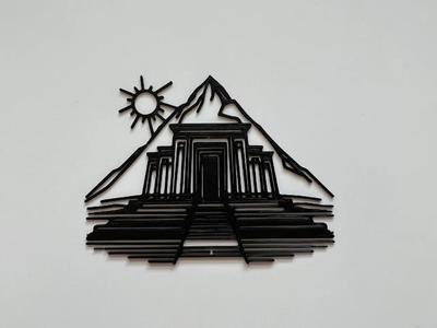 Temple Wall Art #1   