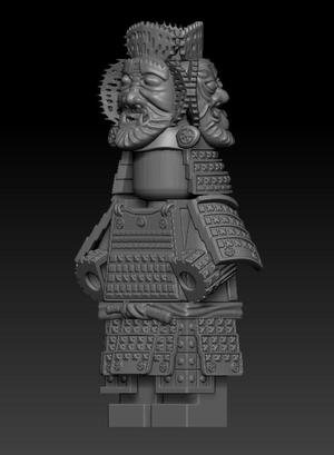 Lego Brick Compatible Minifgure Usuegi Kenshin God of war
