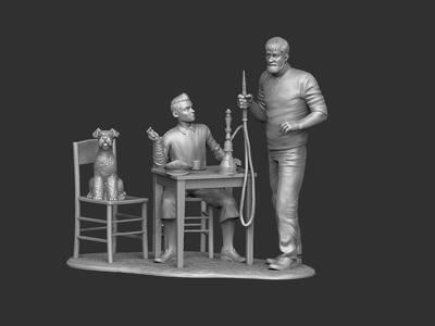 The Adventures of Tintin for 3d print STL
