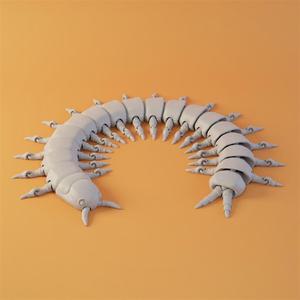Flexi Mille-pattes print-in-place