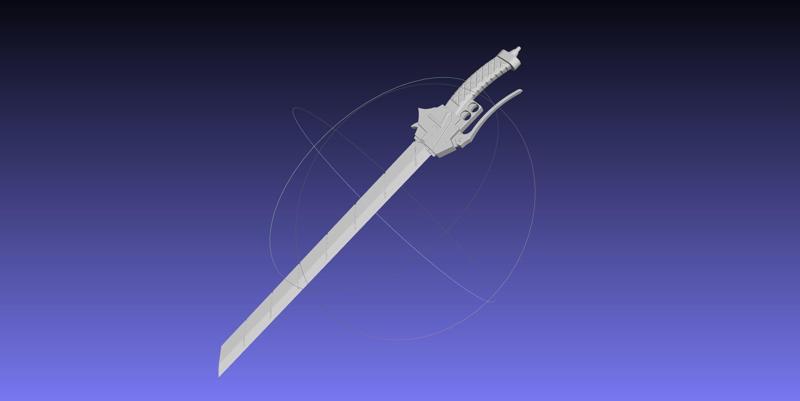 Attack On Titan Sword Basic Printable Replica
