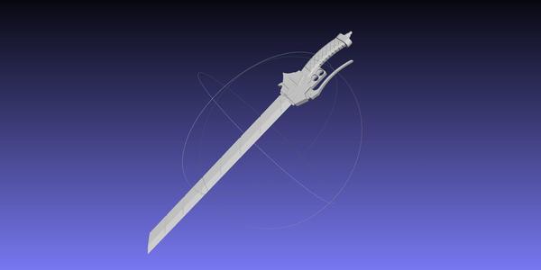 Attack On Titan Sword Basic Printable Replica