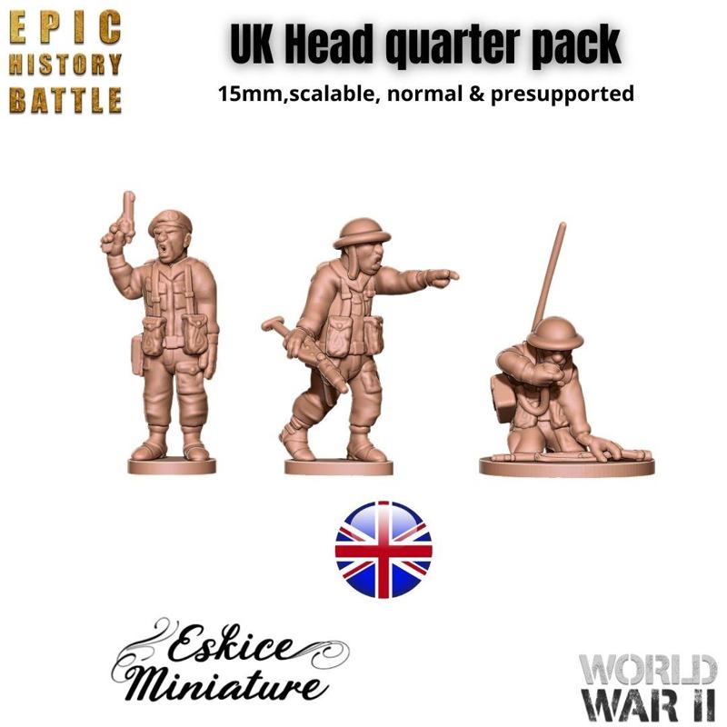 United Kingdom head quarter pack - 15mm for EHB