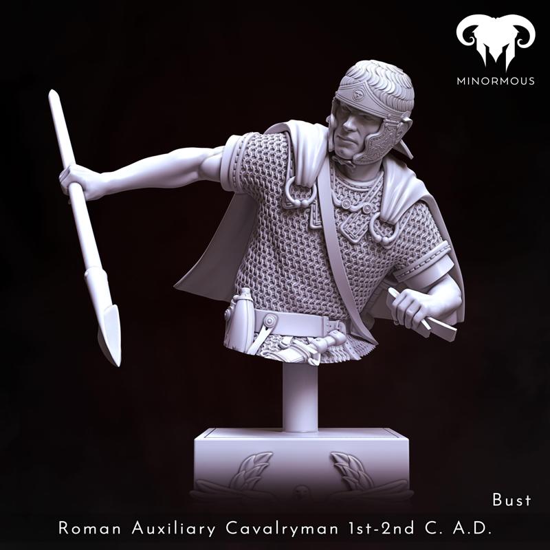 Bust - Roman Auxiliary Cavalryman 1st-2nd C. A.D.  Riding with Rome!
