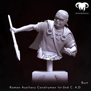 Bust - Roman Auxiliary Cavalryman 1st-2nd C. A.D.  Riding with Rome!