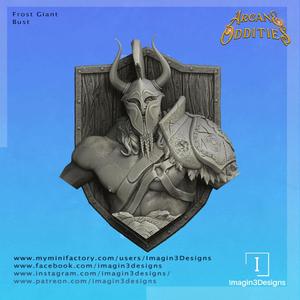 Pre-Supported Frost Giant Bust