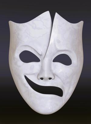 Happy-Sad Theater Mask