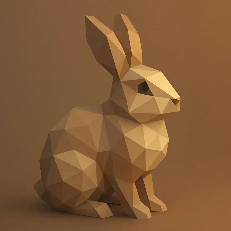 Rabbit Low Poly   