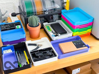 Stacking Organiser Trays - Tools, Crafting