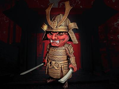 Mini Oni Samurai Warrior