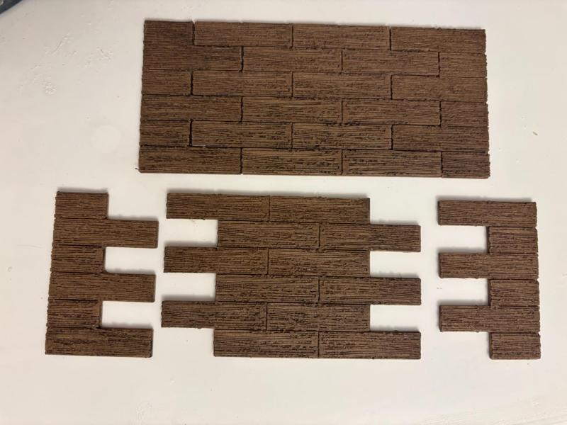 Seamless Wood Floor Planks Tiles for Diorama
