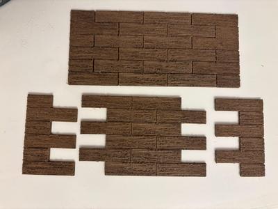 Seamless Wood Floor Planks Tiles for Diorama