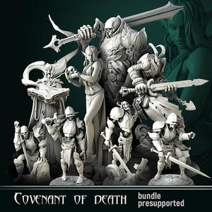 'Covenant of Death'  January 2021 release 8 STL's miniatures pre-supported