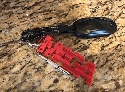 MAGA keychain