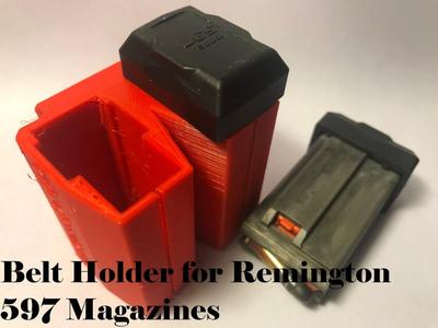 Belt Holder for Remington 597 Magazines
