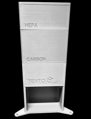 Bento Box 2.0 combination HEPA and activated carbon filter (6x3mm vertical pull orientation)