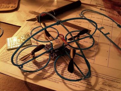Crazyflie Bumper Cage with Battery Holder