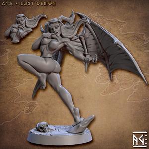 Aya - Lust Demon (Fantasy Pin-Up)