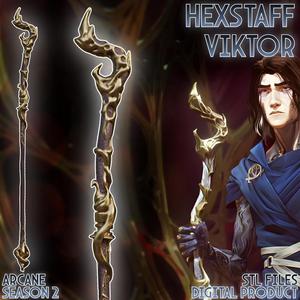 Viktor Hex Staff Cosplay Prop Arcane League of Legends 