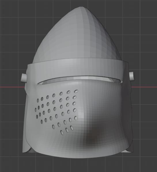 Houndskull, Pigfaced Bascinet helmet 