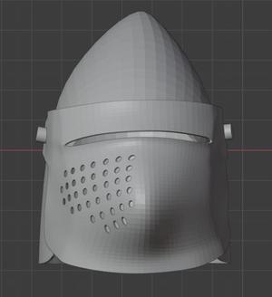 Houndskull, Pigfaced Bascinet helmet 