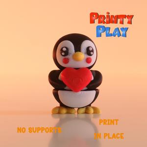 Cute mini Penguin-STL file for 3d printing