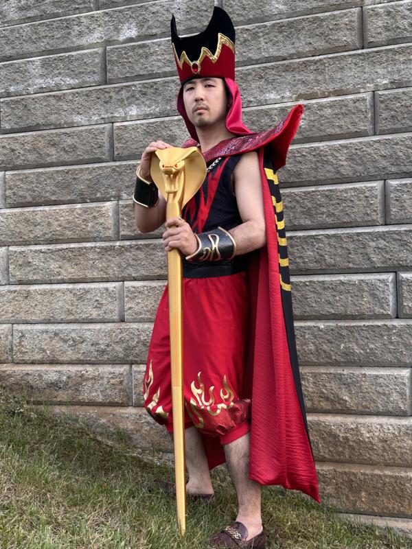 Stylish Evil Arabian Sorcerer Cobra Staff Cosplay