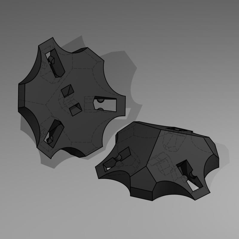 Prusa enclosure corner brackets