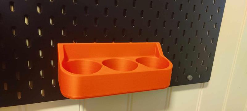 Skadis Spraycan Holder 2 or 3 can variants