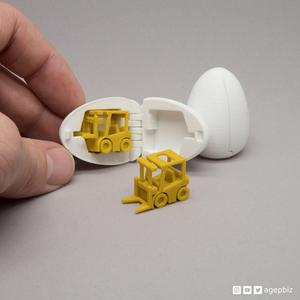 Surprise Egg #2 - Tiny Fork Lift