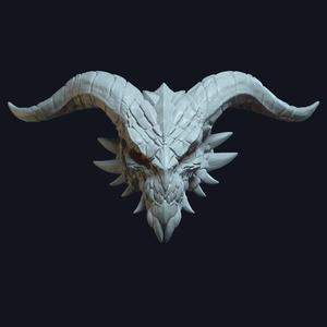 Dragon v3 Action Figure Head