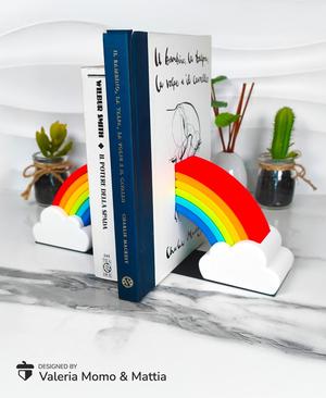 Rainbow Bookends – Print-in-parts & No Glue Needed!