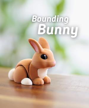 Bounding Bunny - Articulated Fidget Bunny - Ludo Flexy