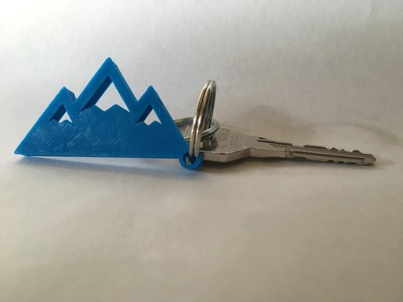 Mountain Keychain 