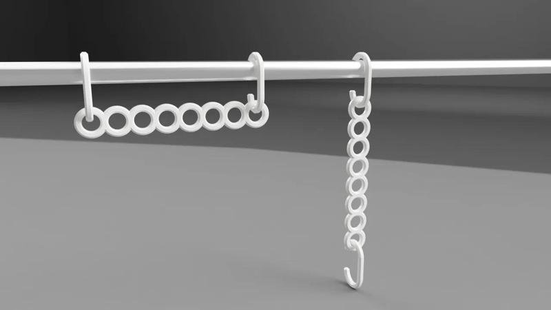 Space saving foldable hanger holder   