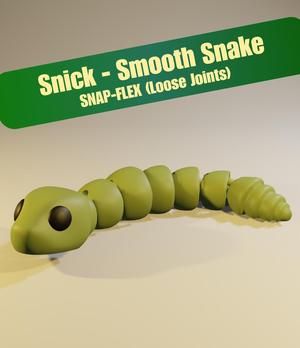 Snick - Articulated Snake Snap-Flex Fidget (Loose Joints)