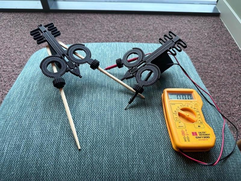 Gun-Style Chopstick & Multimeter Holder