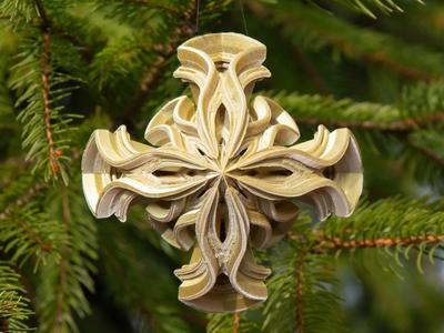 Star Christmas Tree Ornament v2