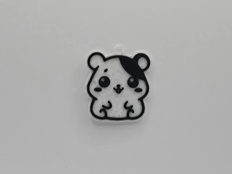 Cute Hamster Keychain   