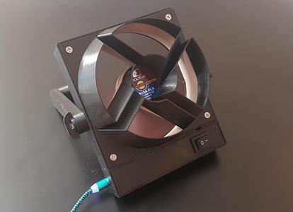 An USB Venturi desk fan ultra quiet