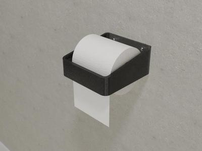 Parametric Toilet Paper Holder (with FreeCAD files)   