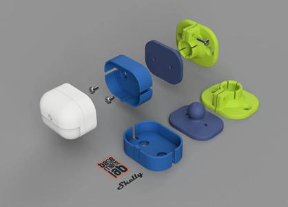 Shelly BLU Motion Wall Mount Bracket with adjustable Snap Fit Connection - Staffa di montaggio a parete con attacco a scatto regolabile   