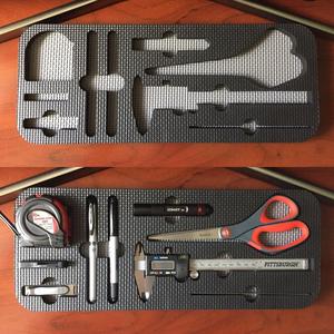 Desk Organizer from Foam Tiles