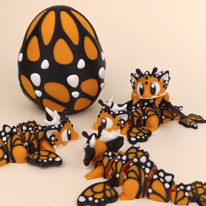 Flexi Butterfly Dragon & Egg Print-in-place