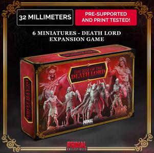 6 miniatures - 32mm - RPG game Expansion - THE RISE OF THE DEATH LORD-  MASTERS OF DUNGEONS QUEST - Premium Package
