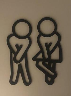 Toilet signs