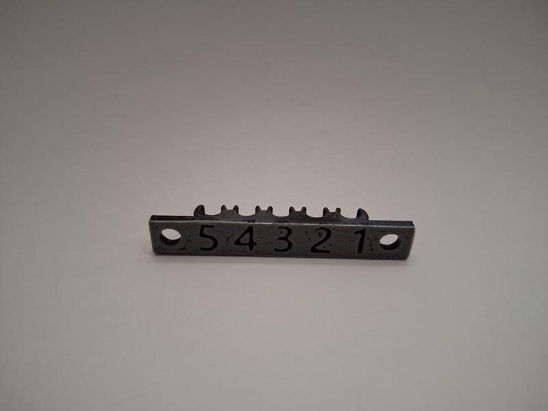 Remix - MMU PTFE tubing clip with numbers